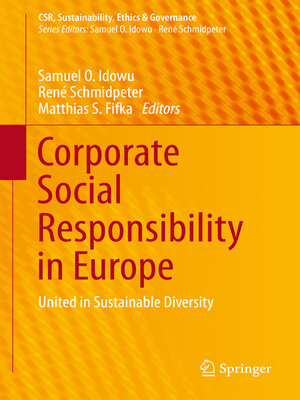 cover image of Corporate Social Responsibility in Europe